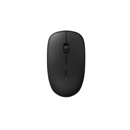 Miška RAPOO M200 Silent Multi-mode, bežični, črni