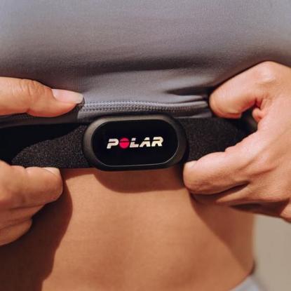 Heart rate monitor POLAR H10, crni