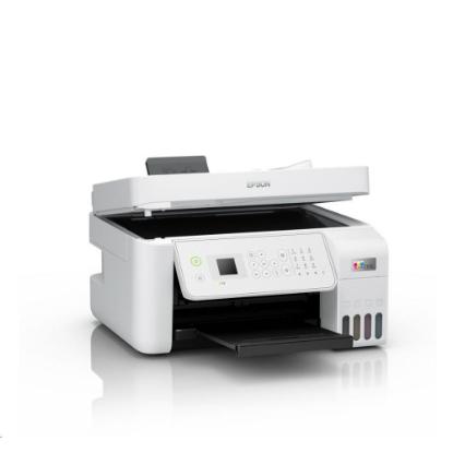 Multifunkcijski Tiskalnik EPSON EcoTank L5316, Tiskalnik/scanner/copy/fax, 5760 dpi, USB, LAN, WiFi, beli