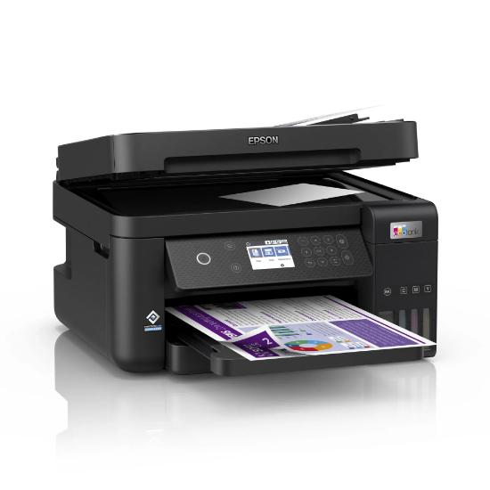Multifunkcijski Tiskalnik EPSON EcoTank L6270, Tiskalnik/scanner/copy, 4800 x 1200, USB, LAN, WiFi, črni