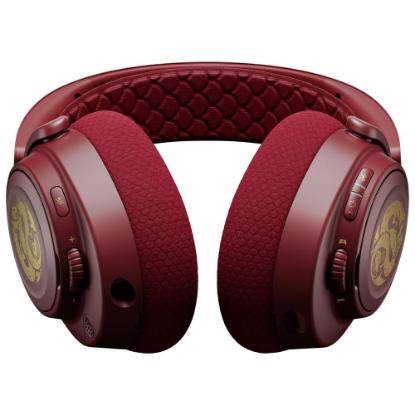 Slušalice STEELSERIES Arctis Nova 7 Dragon Edition, bežične, crvene