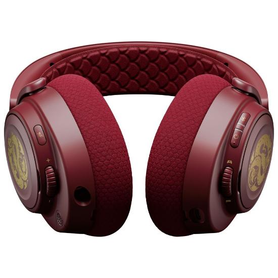 Slušalice STEELSERIES Arctis Nova 7 Dragon Edition, bežične, crvene