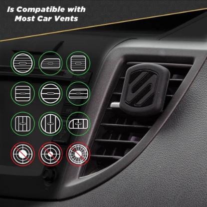 Držač za smartphone SCOSCHE MagicMount Magnetic, univerzalni magnetni nosač za auto, ventilacija