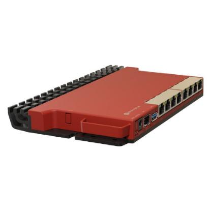 Router MIKROTIK RouterBOARD L009UiGS-RM, 800MHz CPU, 512MB RAM, 8×G-LAN, 1×2.5G SFP, USB, desktop/1U rackmount kućište, PSU, K-79 rackmount kit, RouterOS L5