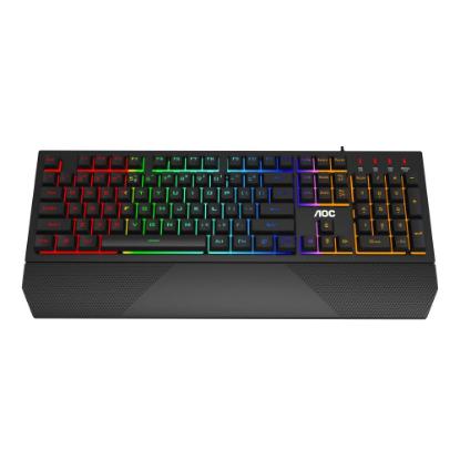 Tipkovnica AOC GK200, membranska, RGB, US layout, USB