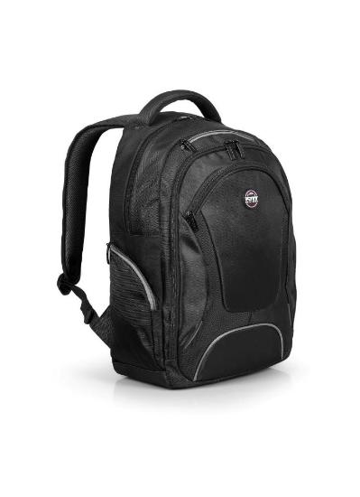 Ruksak za laptop PORT Courchevel 14/15.6", crni, kišna navlaka