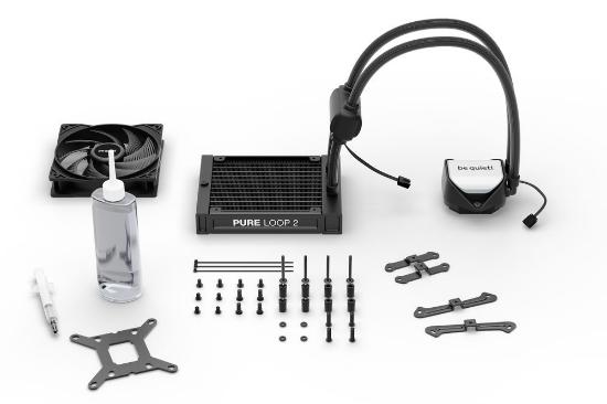 Vodno hlajenje BE QUIET Pure Loop 2 120mm, RGB, CPU hlađenje, za Intel i AMD