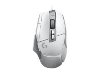 Miška LOGITECH Gaming G502 X, optički, 25600dpi, beli, USB