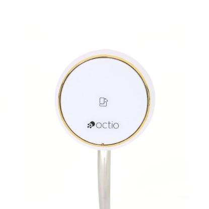 Kućni punjač OCTIO Volta Omnis, 4u1, 15W, za smartphone, AirPods, Apple Watch, svjetiljka, bežični, bijeli