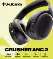 Slušalice SKULLCANDY CRUSHER ANC 2 WIRELESS OVER-EAR, bežične, BT, over-ear, mikrofon, crne
