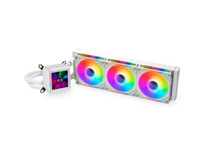 Vodno hlajenje LIAN LI GALAHAD II LCD 360 SL-Infinity, ARGB, LCD ekran, CPU hlađenje, za Intel i AMD, belo
