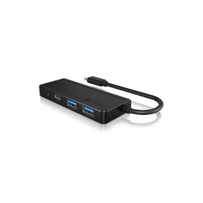 USB HUB ICY BOX IB-HUB1423CR-C3, USB-C na 2x USB-A 3.0, USB-C, SD/microSD