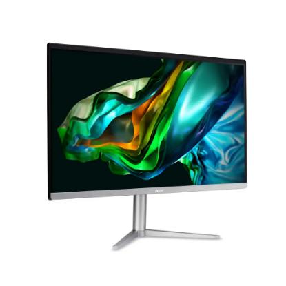 Računalo AiO ACER Aspire C24-1300 DQ.BL0EX.006W / 24" FHD LED, Ryzen 5 7520U, 8GB, 1TB SSD, AMD Radeon Graphics, WiFi, tipkovnica, miš, Windows 11, srebrno