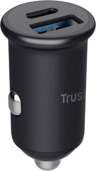Auto punjač TRUST Maxo 38W, 2 USB priključka, crni