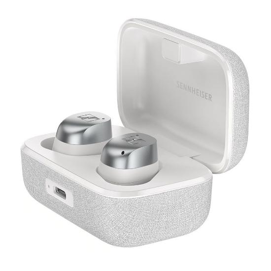 Slušalice SENNHEISER Momentum True Wireless 4, in-ear, bežične, bijelo-srebrne