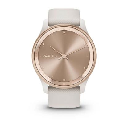 Pametni sat GARMIN Vivomove Trend, multisport, rose gold/bijeli remen