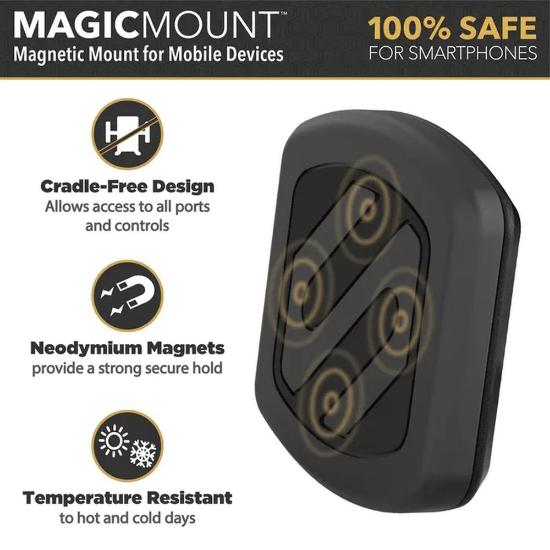Držač za smartphone SCOSCHE, MagicMount univerzalni magnetni nosač za auto, komandna ploča