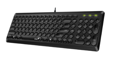 Tipkovnica Genius SlimStar Q200, črna, USB