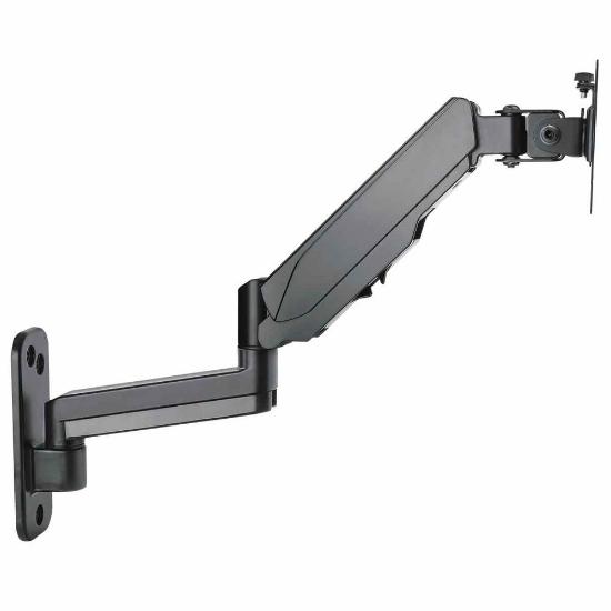 Stalak za monitor MANHATTAN 461610, za jedan monitor, zidni, 17" do 32", crni
