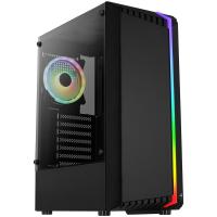 Ohišje AEROCOOL Bionic v2, MIDI,ATX, window,črno, bez napajalnika