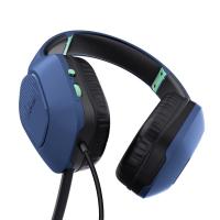 Slušalice TRUST GXT 415 Zirox, Gaming, 3.5mm, plave