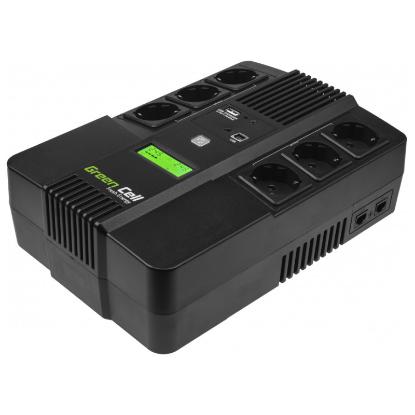 UPS GREEN CELL AiO UPS06, 600VA, 360W, crni