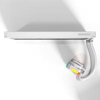 Vodno hlajenje MONTECH HyperFlow ARGB 360, za Intel i AMD, belo