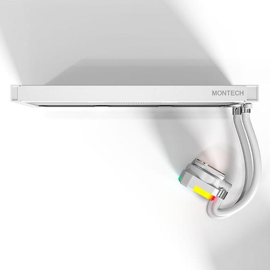 Vodno hlajenje MONTECH HyperFlow ARGB 360, za Intel i AMD, belo