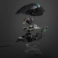 Miška LOGITECH Gaming G502 Hero RGB, optički, 25600dpi, črni, USB