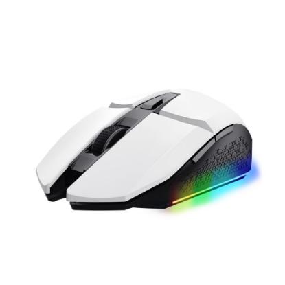 Miška TRUST GXT 110W Felox, RGB, optički, bežični, 4800dpi, beli