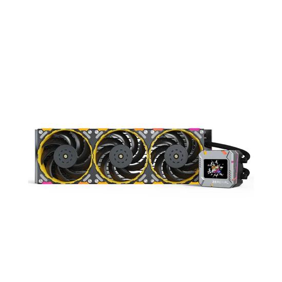 Vodno hlajenje YESTON Zeus-XT 360, za Intel i AMD, crno