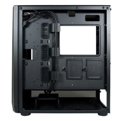 Ohišje LC POWER 900B Lumaxx Gloom ARGB, MIDI, ATX, črno, 7 ventilatora, bez napajalnika