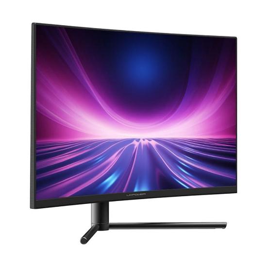 Gaming monitor 27" LC POWER LC-M27-FHD-240-C, FHD, VA, 240Hz, 1ms, 300cd/m2, ukrivljen, črni