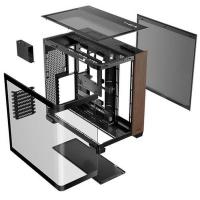 Ohišje ANTEC C8 Curved Wood, Full Tower, E-ATX, črno, bez napajalnika