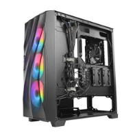 Ohišje ANTEC DF700 Flux, MIDI, ATX, črno, bez napajalnika