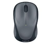 Miška LOGITECH M235, optički, bežični, Unifying receiver, sivi, USB