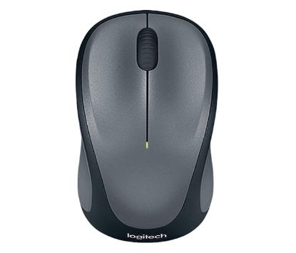 Miška LOGITECH M235, optički, bežični, Unifying receiver, sivi, USB