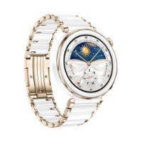 Pametni sat HUAWEI Watch GT 5 Pro Jana-B29C, 42mm, multisport, keramički remen, bijelo-zlatni