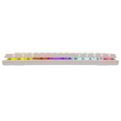 Tipkovnica WHITE SHARK GK-002122 Wakizashi, RGB, plavi switch, mehanička, UK/HR, bela, USB