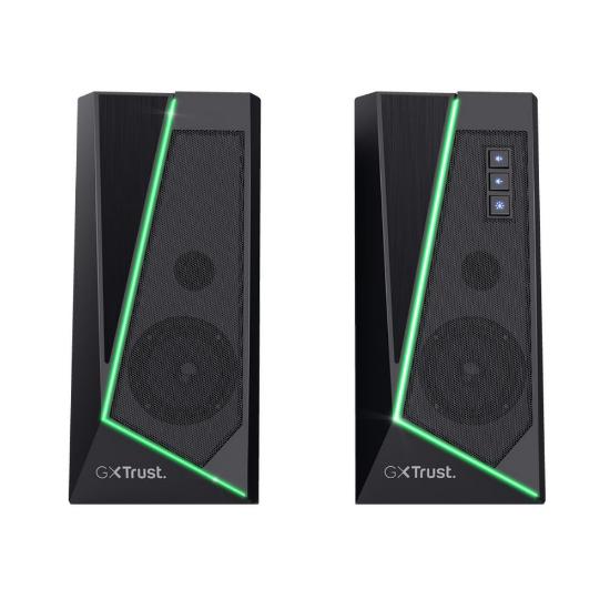 Zvočniki TRUST GXT 609 Zoxa, RGB, 6W, črni