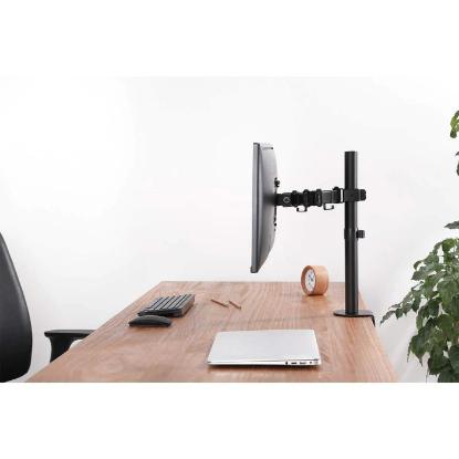 Stalak za monitor MANHATTAN 461542, za jedan monitor, stolni, 13" do 32", crni