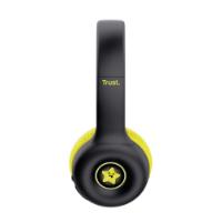 Slušalice TRUST Nouna Wireless, dječje, BT, bežične, crno-žute