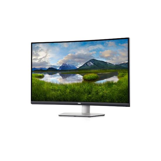 Premium monitor 32" DELL S3221QSA, 4K UHD, VA, 60Hz, 4ms, 300cd/m2, 3000:1, ukrivljen, crno/sivi