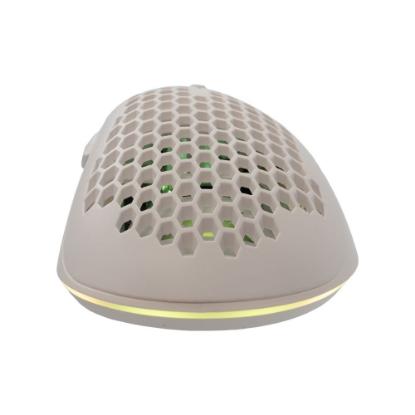 Miška BARACUDA BGM-032 Coral, RGB, optički, 12800dpi, beli