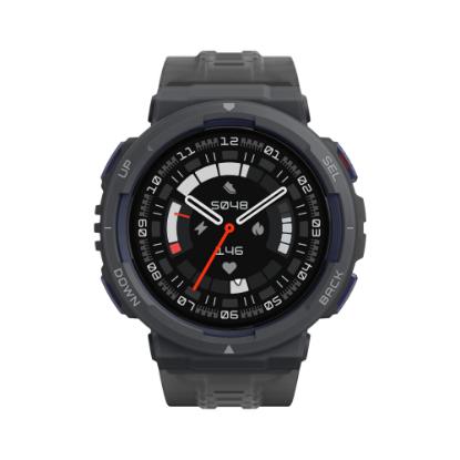Pametni sat AMAZFIT Active Edge, 1.32", pametne obavijesti, sivi