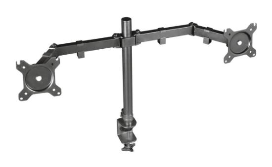 Stalak za monitor TRUST GXT 1120 Mara, stolni, do 32", za 2 monitora, crni