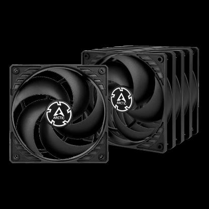 Ventilator ARCTIC P12, 120mm, 1800 okr/min, 5 pack, črni