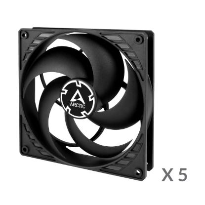Ventilator ARCTIC P14 VP (5 komada u pakiranju), 140mm, 1700 okr/min, črni