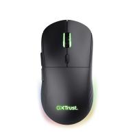 Miška TRUST GXT 927 Redex+, RGB, optički, bežični, 25600dpi, črni