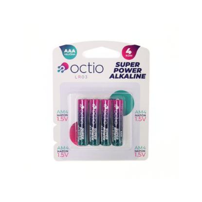 Baterije OCTIO LR03 AAA, 4 komada